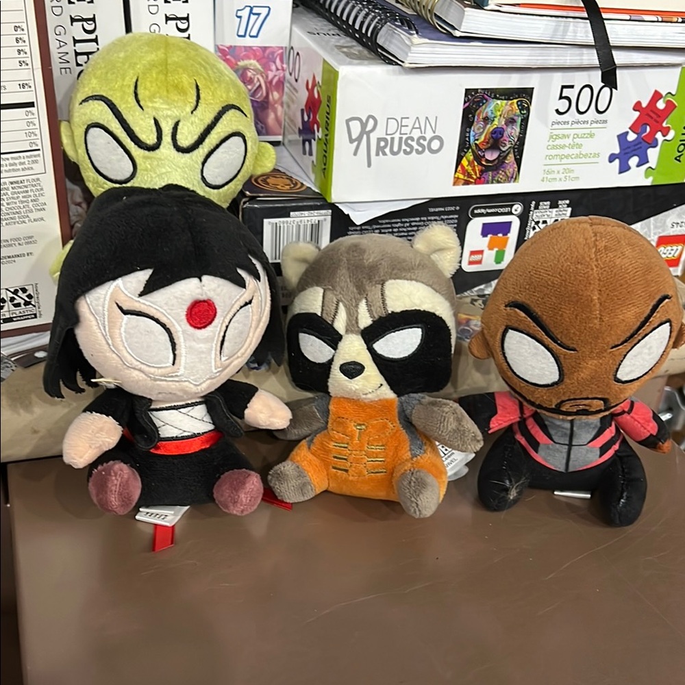 Superhero Plush Toy Set - Multicolor